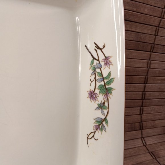 Woodhill Baking Dish Floral 12 x 9 Rectangular Ceramic Fine Bakeware Casserole - Picture 5 of 13